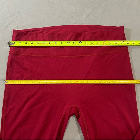 Fabletics Infinity Motion 365 High Waisted Leggings color cherry red Size 4X - Picture 13 of 16